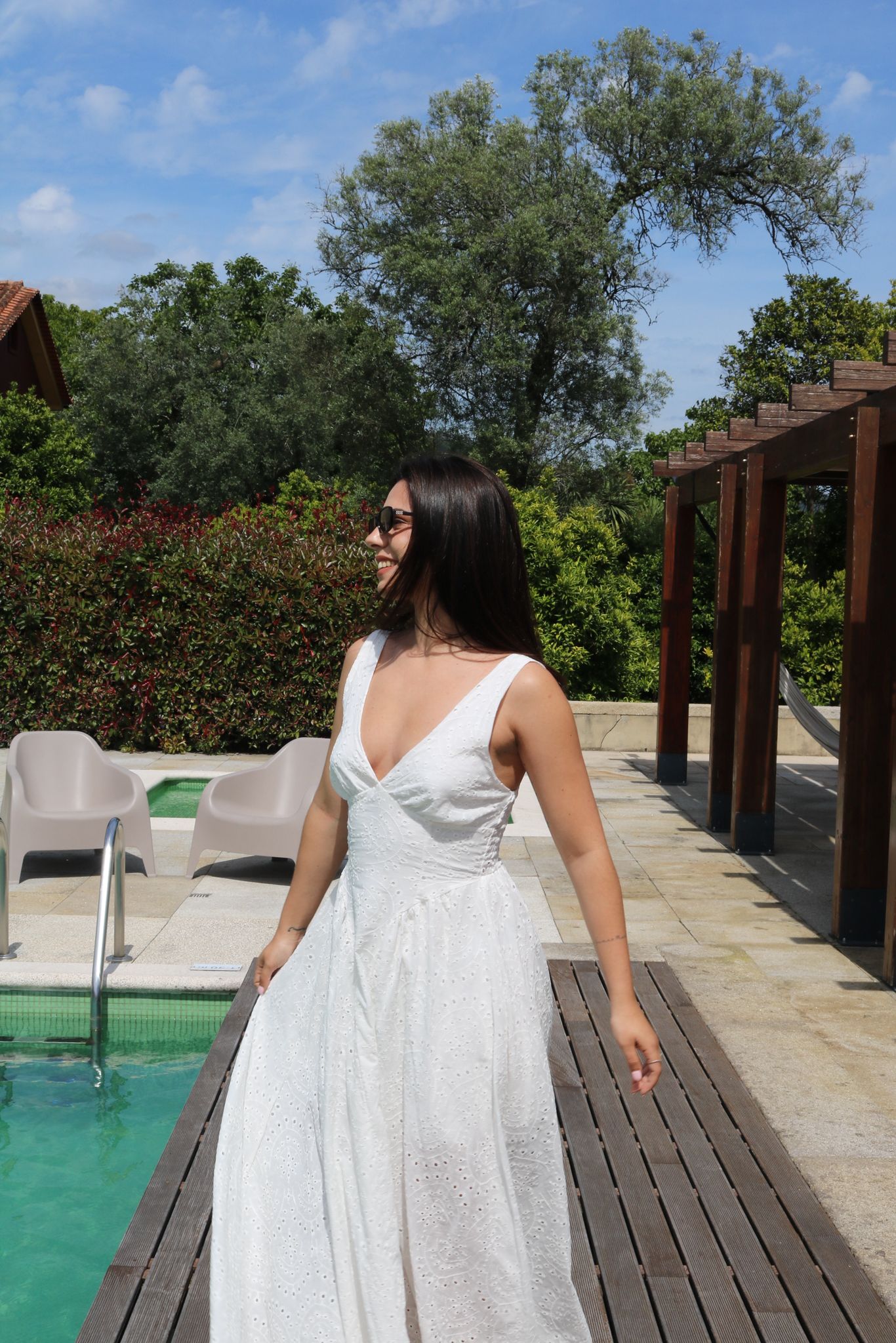 Vestido Bordado Inglês