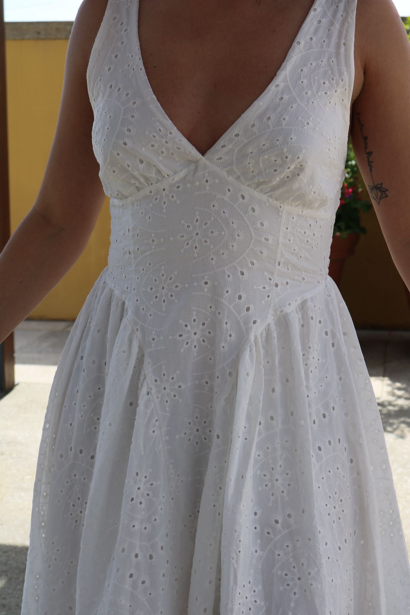 Vestido Bordado Inglês