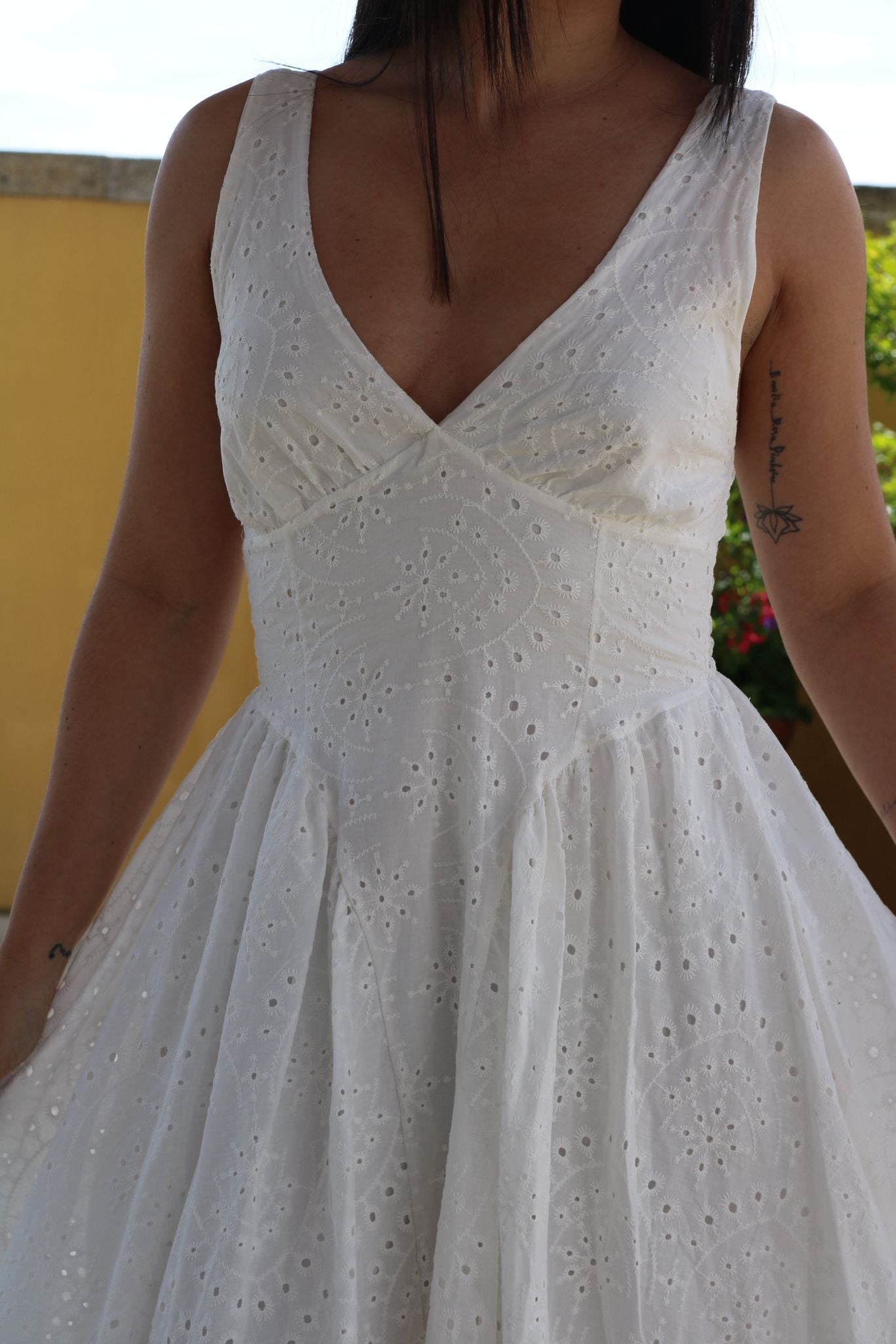 Vestido Bordado Inglês