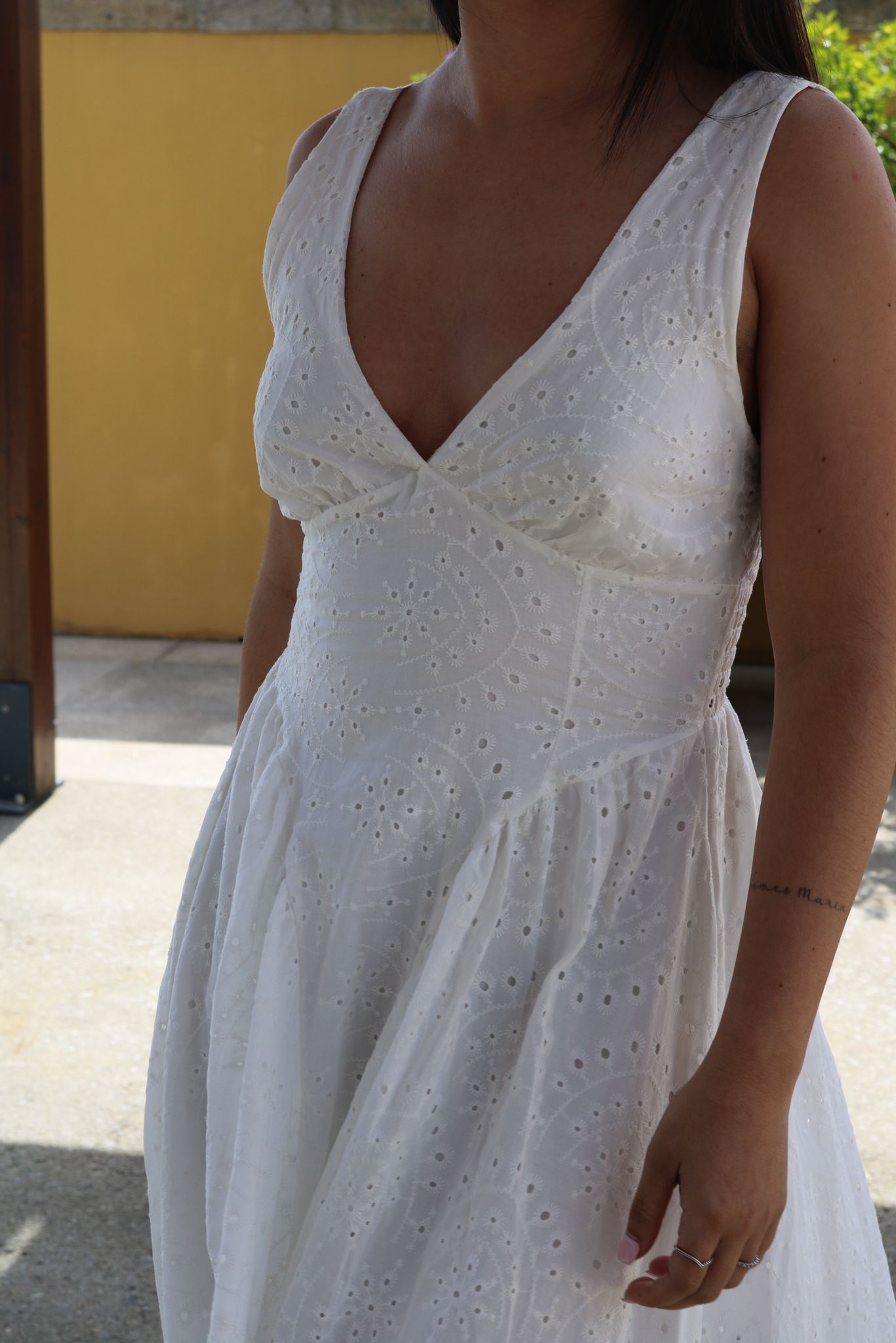 Vestido Bordado Inglês